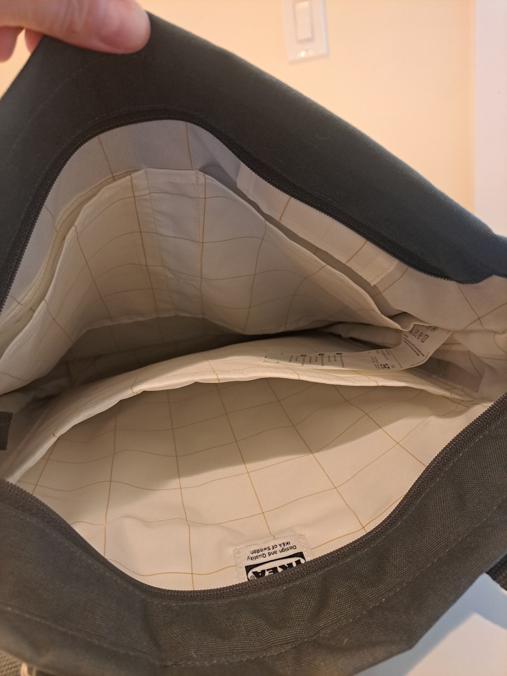 IKEA Dromsack Dark Green Convertible Tote Backpack *rare* - Picture 5 of 5